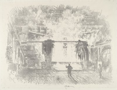 Making Armour-Plate by Joseph Pennell
