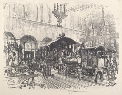 Making War Locomotives by Joseph Pennell