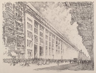 Mid-day, General Electric Works, Berlin by Joseph Pennell