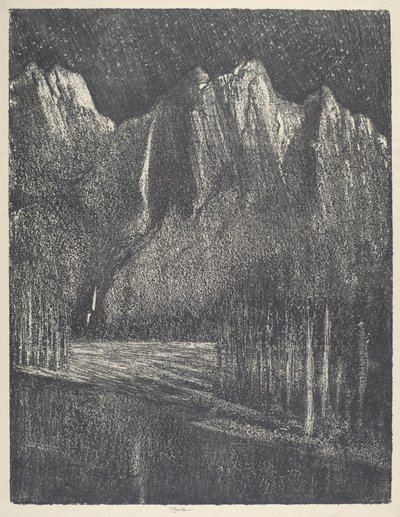 Night in the Yosemite by Joseph Pennell