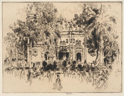 Old Cathedral by Joseph Pennell
