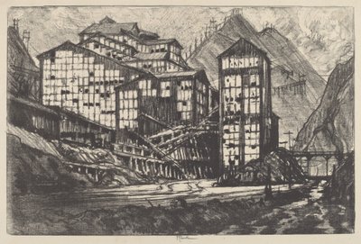 Old Million Eyes by Joseph Pennell