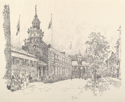 State Buildings by Joseph Pennell