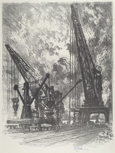 Taking the Big Gun Away by Joseph Pennell