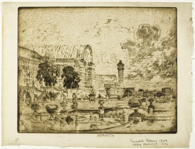The Crystal Palace by Joseph Pennell