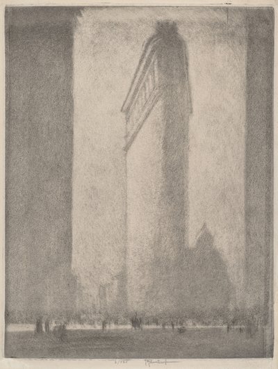 The Flat Iron New York by Joseph Pennell