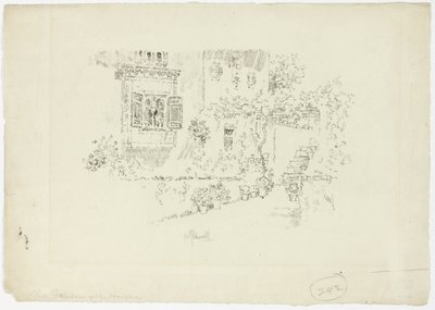 The Garden of the Mosque I by Joseph Pennell