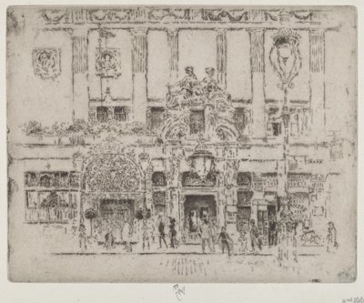 The Institute, Piccadilly by Joseph Pennell