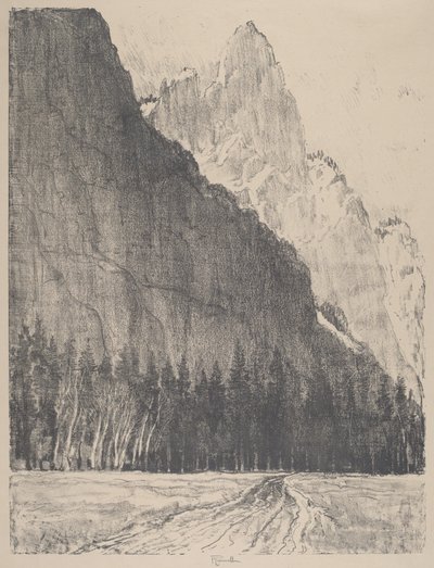 The Sentinel by Joseph Pennell