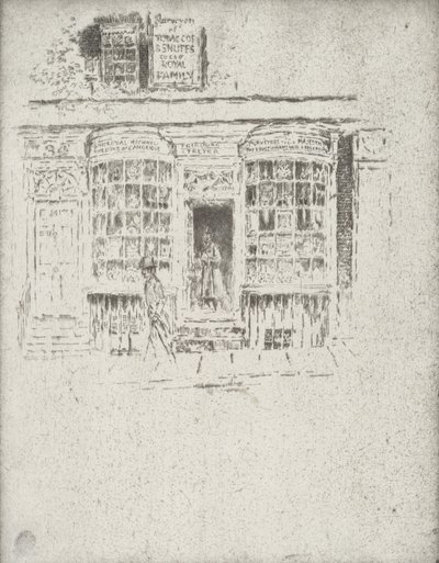 The Tobacco Shop, 1903 by Joseph Pennell