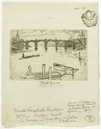 Vauxhall Bridge by Joseph Pennell