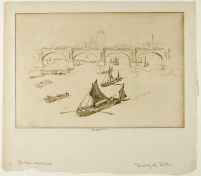 Waterloo Bridge by Joseph Pennell