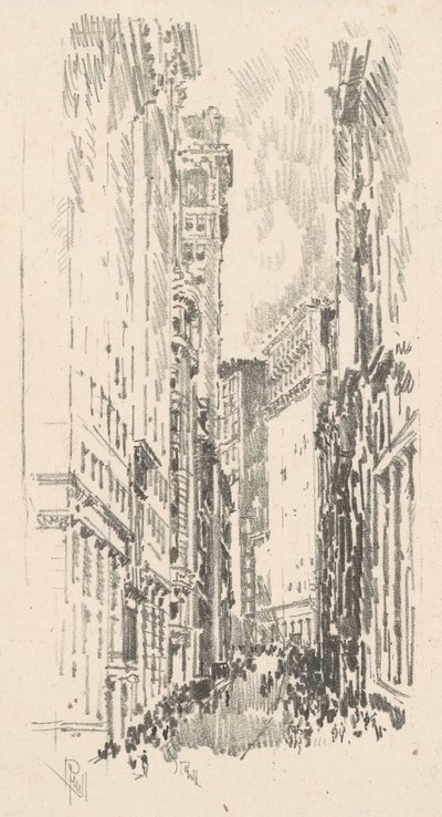 William Street, 1904 by Joseph Pennell