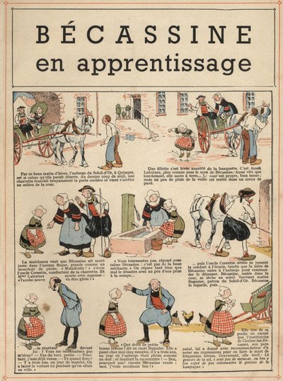 Becassine in Training by Joseph Porphyre Pinchon