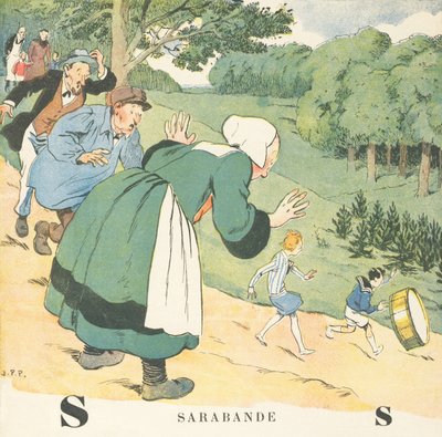 S: Sarabande by Joseph Porphyre Pinchon
