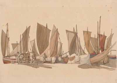 Fishing Smacks by Joseph Powell