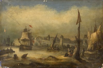 Shields Harbour 1821 by Joseph 