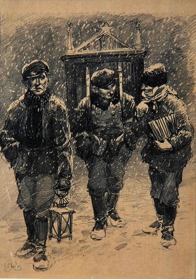 Carol Singers by Joseph Rapacki