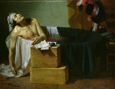 The Death of Marat by Joseph Roques