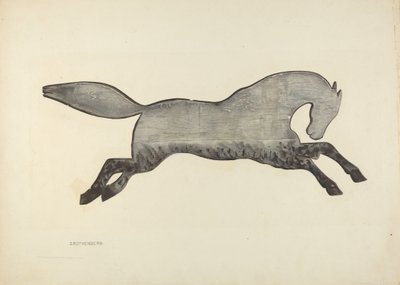 Horse Weather Vane, 1935-1942 by Joseph Rothenberg