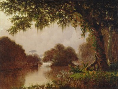 Swamp on the Mississippi, 1871 by Joseph Rusling Meeker