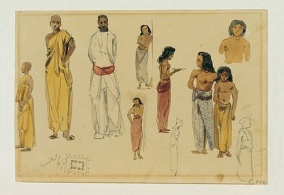 Sinhalese Priests in Ceylon by Joseph Selleny