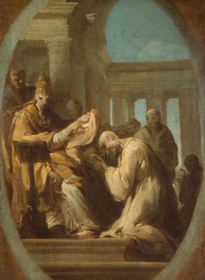 Unidentified Papal Ceremony by Joseph Siffred Duplessis