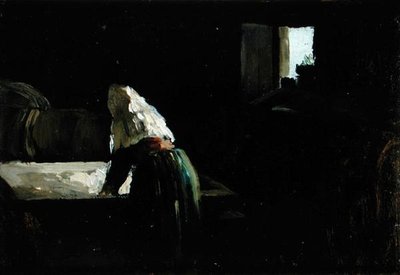 A Woman Washing by Joseph Stella
