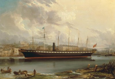 Maiden Voyage of the Great Britain 1856 by Joseph Walter