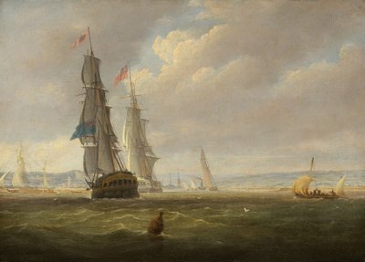 Ships entering the Avon by Joseph Walter