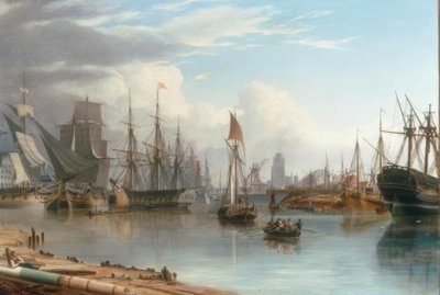 View of the Floating Harbour, Bristol by Joseph Walter