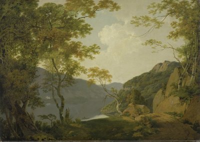 Lake Scene by Joseph Wright of Derby