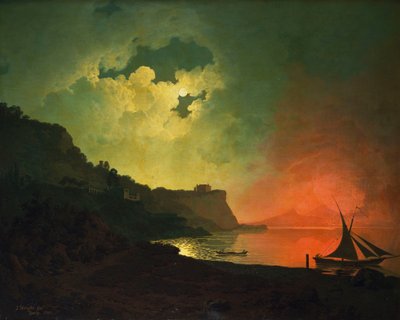 Vesuvius from Posilipo by Joseph Wright of Derby