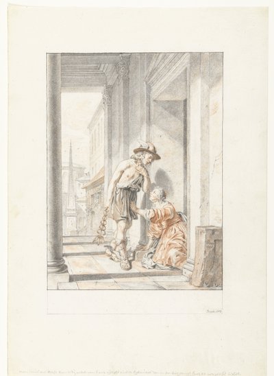 Mercury and Aglauros by Joseph de Bray