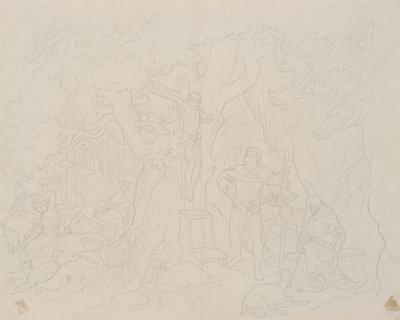Scene from the Legend of Saint Christopher by Joseph von Fuhrich