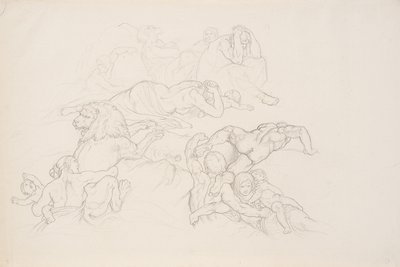 Scene from the Flood by Joseph von Fuhrich