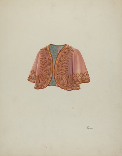 Bolero Jacket, c. 1940 by Josephine C. Romano