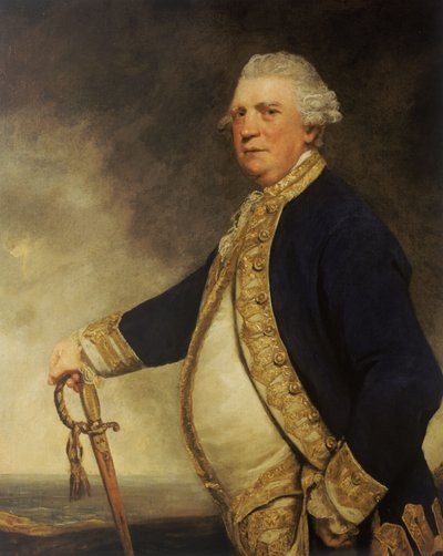 Admiral Augustus Keppel (1725-1786) by Joshua Reynolds