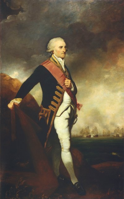 Admiral Lord George Brydges Rodney by Joshua Reynolds