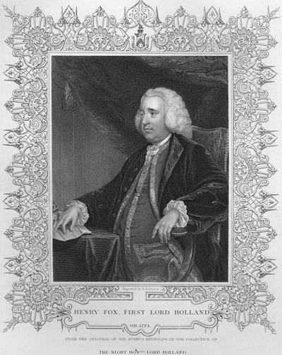 Henry Fox, 1st Baron Holland by Joshua Reynolds