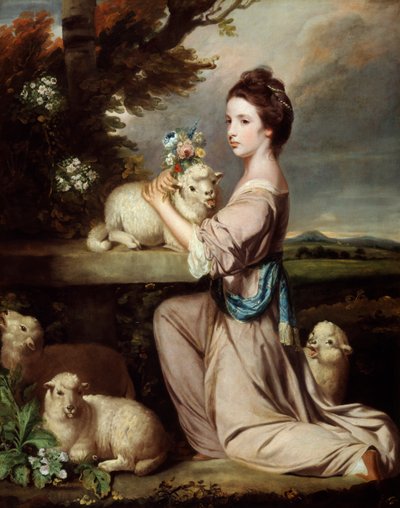 Lady Mary Leslie by Joshua Reynolds