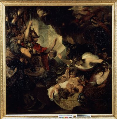 The Infant Hercules Strangling the Serpents by Joshua Reynolds