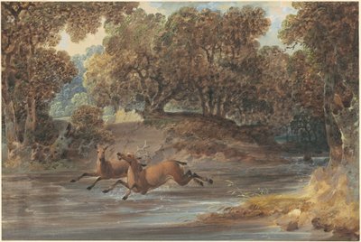 Landscape with Deer, North Carolina by Joshua Shaw