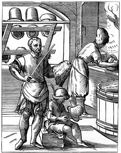 Hatter, 16th century by Jost Amman