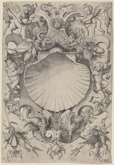 Water by Jost Amman, after Wenzel Jamnitzer I