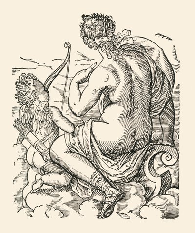 Venus and Cupid by Jost Ammon