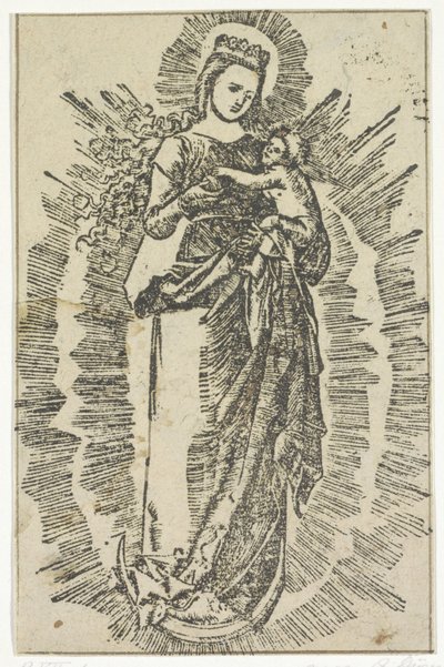 Mary with Christ Child by Jost de Negker