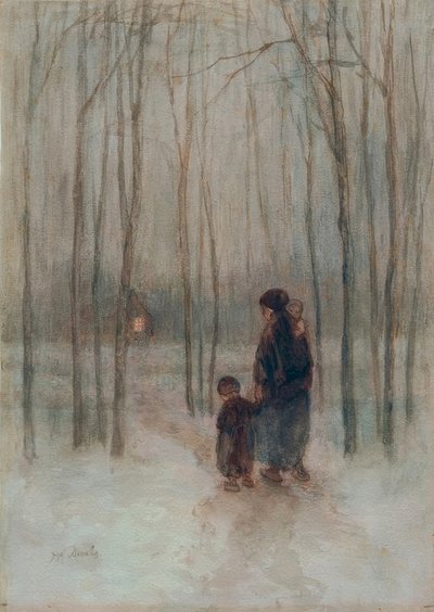 Eventide in the Woods by Jozef Israëls