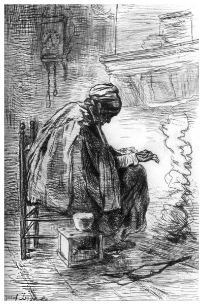 The Hearth, c. 1880-1882 by Jozef Israëls