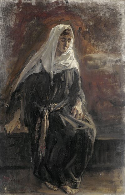 Seated Woman, Probably Michal by Jozef Israëls